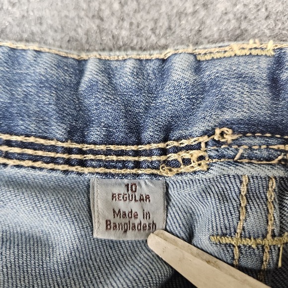 Carhartt Women's Size 10 Regular Bootcut Jeans Light Wash Stretch Denim - Picture 3 of 10